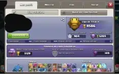 Conta de Clash of Clans CV12, sem ID supercell