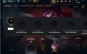 Unranked com 25 Champs e 1 Skin