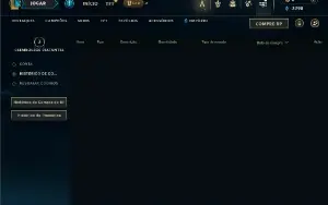 Unranked com 25 Champs e 1 Skin