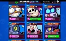 conta season 1 brawl stars  9.7k troféu (26 brawlers) lvl 64