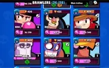 conta season 1 brawl stars  9.7k troféu (26 brawlers) lvl 64