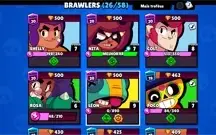 conta season 1 brawl stars  9.7k troféu (26 brawlers) lvl 64
