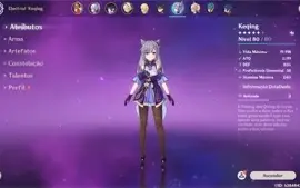 Conta genshin ar 55