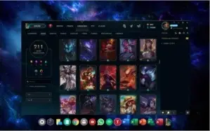 Conta league of legends - 211 skins (Platina IV)