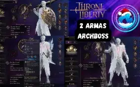 Conta Throne And Liberty Com 2 Personagens Com Archboss