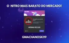 [Mais Barato!] Discord Nitro Gaming + Brinde