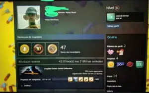 Conta Csgo Com Prime + 3 Medalhas Incluindo Do Major Paris