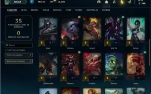 Conta diamante 4 com 31 Champs e 2 Skins