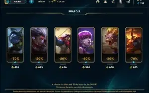 Conta diamante 4 com 31 Champs e 2 Skins