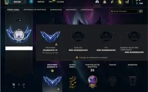 Conta diamante 4 com 31 Champs e 2 Skins