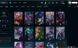 Conta De LOL Com SKin Mítica Da Caitlyn Edição de prestígio