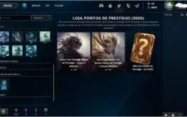 Conta De LOL Com SKin Mítica Da Caitlyn Edição de prestígio