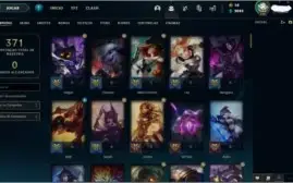 Conta De LOL Com SKin Mítica Da Caitlyn Edição de prestígio