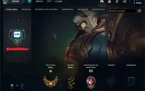 CONTA SMURF LOL OURO 1 MMR ALTO