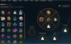 Conta platina 3 season passada - 37 skins - 78 campeões