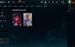 CONTA LVL 31, 10 VITORIAS 2 DERROTAS ,COM LUX ELEMENTALISTA