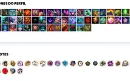 Conta prata 4 com 43 Champs e 21 Skins