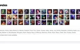 Conta prata 4 com 43 Champs e 21 Skins
