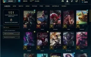 Conta prata 4 com 43 Champs e 21 Skins