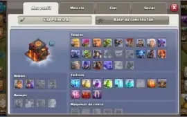 CV9 FULL, recém CV10 (COM 1K DE GEMAS) + VILA RARA