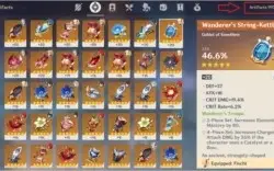 CONTA AR 50+, 5 char 5*, 16 char 4* (muitos com constelação)