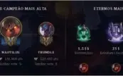 CONTA LEAGUE OF LEGENDS