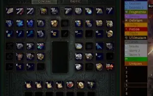 Conta Path of Exile com todas as stash e varias skins