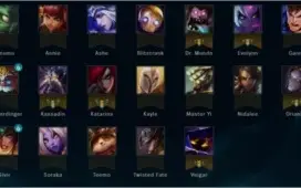 Conta de League of legends 19 campeões 1 skin