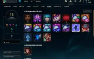 Conta prata 3 com 2 skins e 31 champs