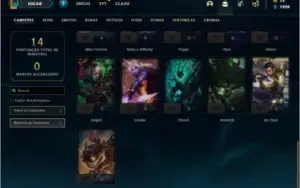 Conta prata 3 com 2 skins e 31 champs