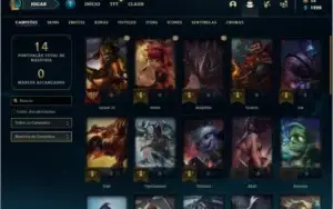 Conta prata 3 com 2 skins e 31 champs