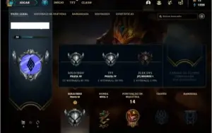 Conta prata 3 com 2 skins e 31 champs