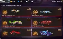 CONTA FREE FIRE FULL GEMADA COM CALÇA ANGELICAL E MUITO MAIS