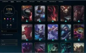 Conta League of Legends Platina 4 [MD10][129 SKINS]
