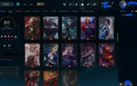 Conta League of Legends - Honra 5 - Ótimas Skins