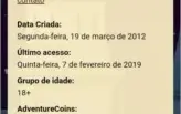 Conta Lvl 79, Mts Equipamentos, Email Próprio