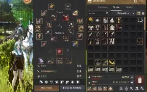 Conta BDO com barraca+trajes+fada quase perfeita