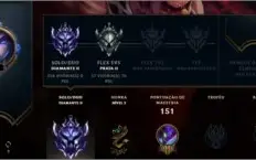 Conta league of legends diamante 3