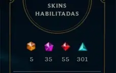 CONTA LOL MUITA SKIN