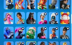 CONTA FORTNITE CHEIA DE SKINS(IKONID E OUTRAS COISAS)