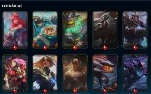 Conta Lol lvl 231, 120 Skins, +14 mil EA, +700 RP