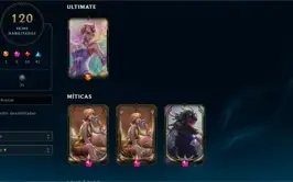 Conta Lol lvl 231, 120 Skins, +14 mil EA, +700 RP