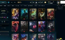 Vendo conta lol 300 Skins, Conta 2015