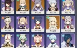 Conta genshin AR 54, 9  5* e banner pit 30 com garantido