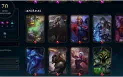CONTA LOL 3 SKINS PRESTIGIO + 3 ULTIMATE + 15K DE RP
