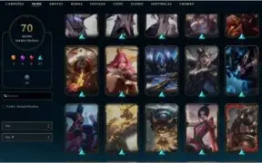 CONTA LOL 3 SKINS PRESTIGIO + 3 ULTIMATE + 15K DE RP
