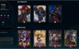 CONTA LOL 3 SKINS PRESTIGIO + 3 ULTIMATE + 15K DE RP