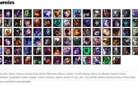 Conta Unranked com 88 Champs e 80 Skins + 700k de Janna