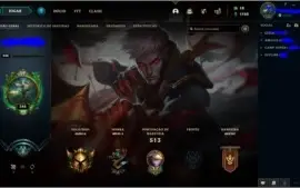 CONTA LOL EX DIAMANTE