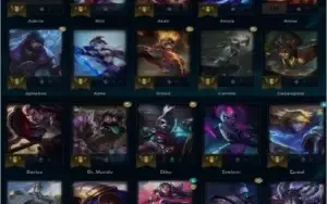 Conta lol plat com 48 champs + 19 skins + ultimate do udyr